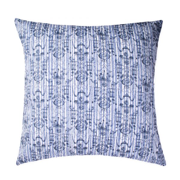 zoeppritz Believe in centuries Kissenbezug, Farbe blau, Material Baumwolle in Groesse 60x60