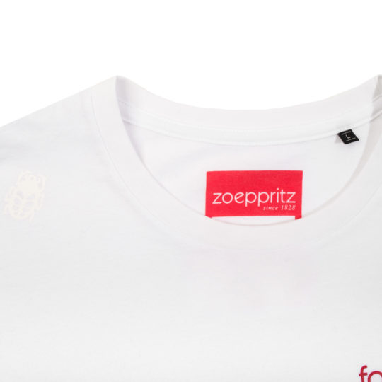 zoeppritz Forever T-Shirt, Farbe weiss, Material Bio Baumwolle, Groesse S