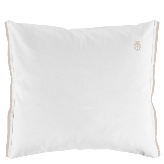 zoeppritz White Kissenbezug, Farbe weiss mit creme, Material Baumwolle Perkal in Groesse 65x65