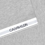 Calvin Klein Home Bettgarnitur Set Bettdecke Kopfkissen CLASSIC, Material Baumwolle Modal, grau