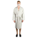 Stoffmaske wiederverwendbar Responsibility, Material Polyester Elasthan, hellbraun-beige