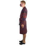 Stoffmaske wiederverwendbar Responsibility, Material Polyester Elasthan, orangerot-blau