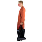 Stoffmaske wiederverwendbar Responsibility, Material Polyester Elasthan, rotorange-beige