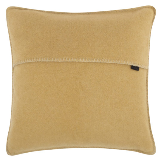 Kissenbezug 40x40cm in camelfarben, flauschig aus Fleece, zoeppritz Soft-Fleece