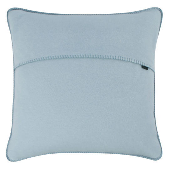 Kissenbezug 40x40cm in hellblau, flauschig aus Fleece, zoeppritz Soft-Fleece