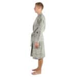 Bathrobe for men and women in l-xl, black, cotton, zoeppritz Sunny Leg