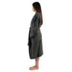 Bathrobe for women and men in s-m, huntergreen, cotton, zoeppritz Sunny Leg