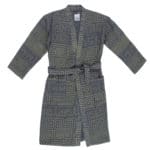 Bathrobe for men and women in l-xl, huntergreen, cotton, zoeppritz Sunny Leg