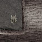 Blanket from Polyester and Cotton, tahiti pearl in 140x190cm, zoeppritz Reborn Mink