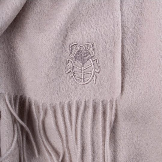 Blanket from cashmere, clay in 130x180cm, zoeppritz Classic Cashmere