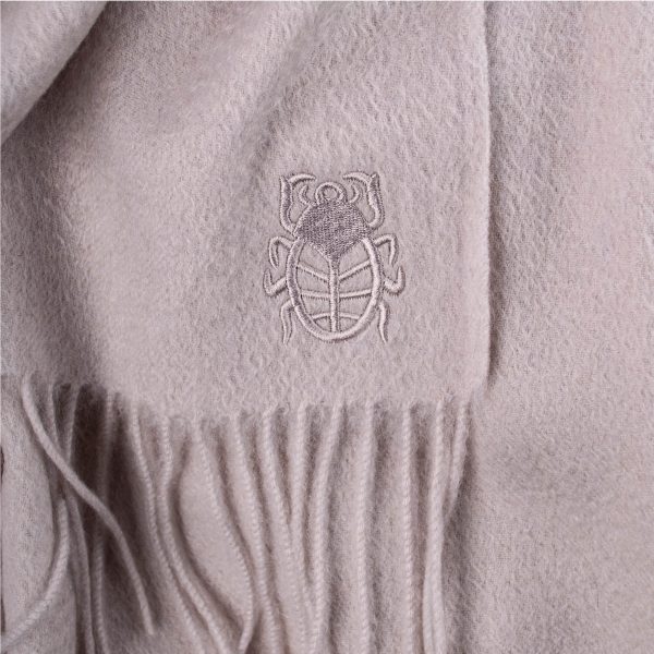 Blanket from cashmere, clay in 130x180cm, zoeppritz Classic Cashmere