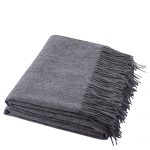 Decke aus kaschmir, grau in 130x180cm, zoeppritz Classic Cashmere