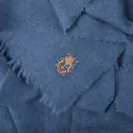 Decke aus Alpaka, denim in 130x180cm, zoeppritz Mad Attitude