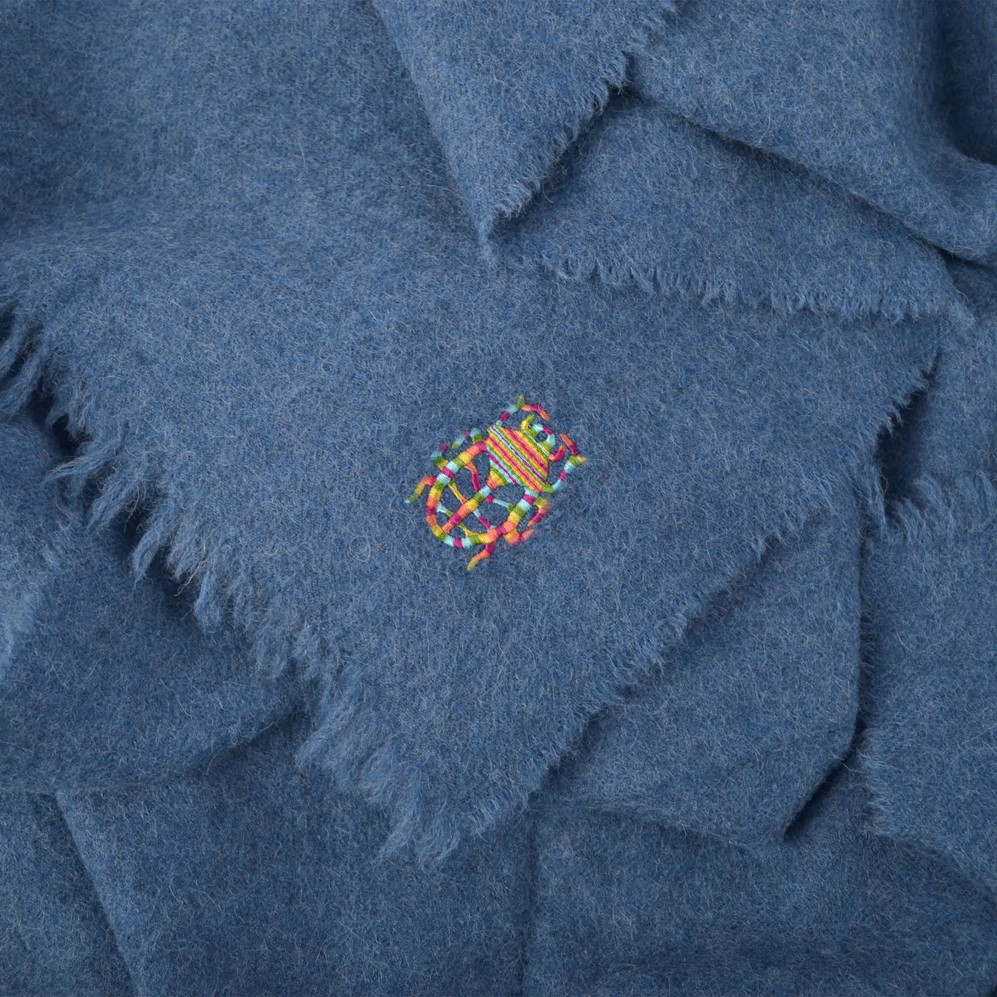 Decke aus Alpaka, denim in 130x180cm, zoeppritz Mad Attitude Decke aus Alpaka, denim in 130x180cm, zoeppritz Mad Attitude