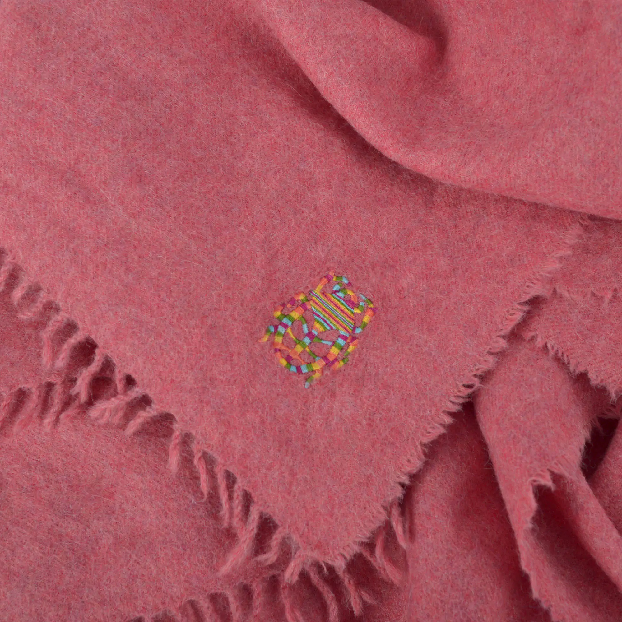 Decke aus Alpaka, koralle in 130x180cm, zoeppritz Mad Attitude Decke aus Alpaka, koralle in 130x180cm, zoeppritz Mad Attitude