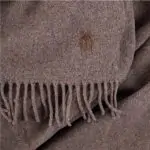 Plaid from lambswool, hazelnut in 140x190cm, zoeppritz, Classic Lambswool