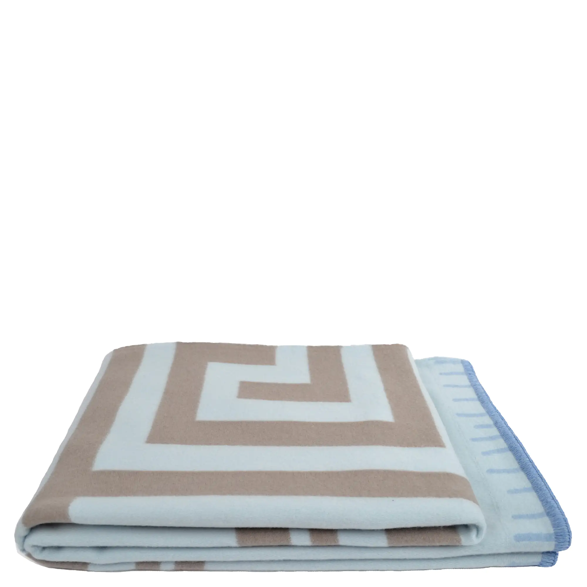 Decke aus merino wolle und kaschmir, blau in 150x200cm, zoeppritz Insignia