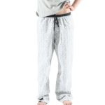 zoeppritz Sleepy Jag Schlafanzug Hose, Farbe weiss schwarz, Material Baumwolle, in Groesse XL