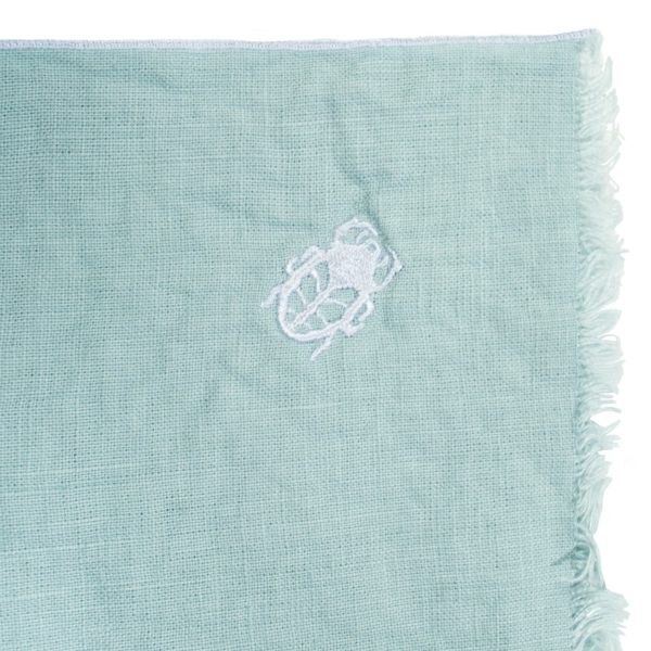 zoeppritz Stay Tischset Platzdecke, Farbe hellblau, Material Leinen in Groesse 35x50