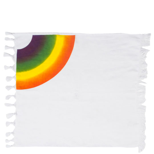 zoeppritz 331 Rainbow Servietten aus Baumwolle, weiss, 50x50