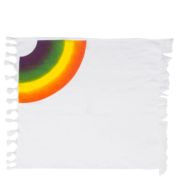 zoeppritz 331 Rainbow Servietten aus Baumwolle, weiss, 50x50