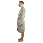 Stoffmaske wiederverwendbar Responsibility, Material Polyester Elasthan, schwarz