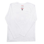 Shirt longsleeve for women and men in white, organic cotton in s, zoeppritz Rainbow Plant