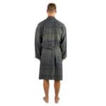 Bademantel fuer Herren und Damen in L-XL, jaegergruen aus Baumwolle, zoeppritz Sunny Leg