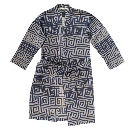 Bathrobe for men and women in l-xl, seashell, cotton, zoeppritz Sunny Leg