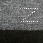 Scarf from cashmere, bottle green in 110x155cm, zoeppritz Hot Block