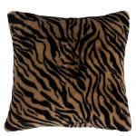 Kissenhülle aus Polyester und Baumwolle, karamell in 50x50cm, zoeppritz Reborn Tiger