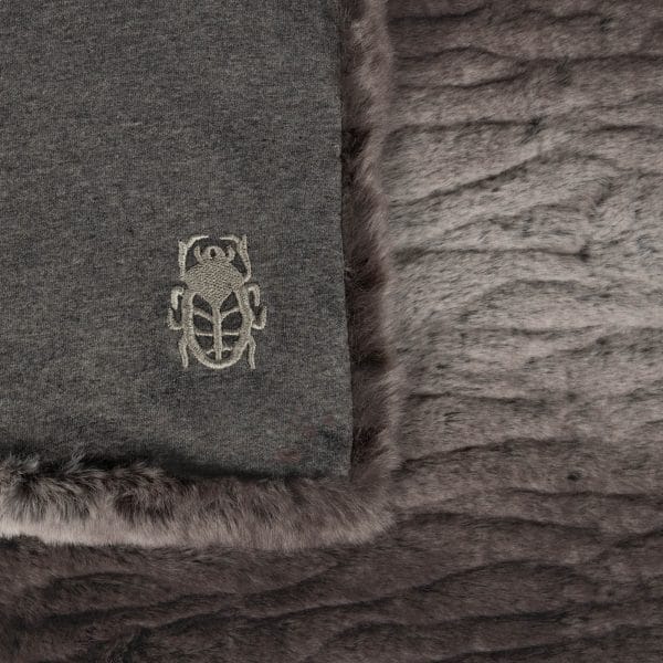 Blanket from Polyester and Cotton, tahiti pearl in 140x190cm, zoeppritz Reborn Mink
