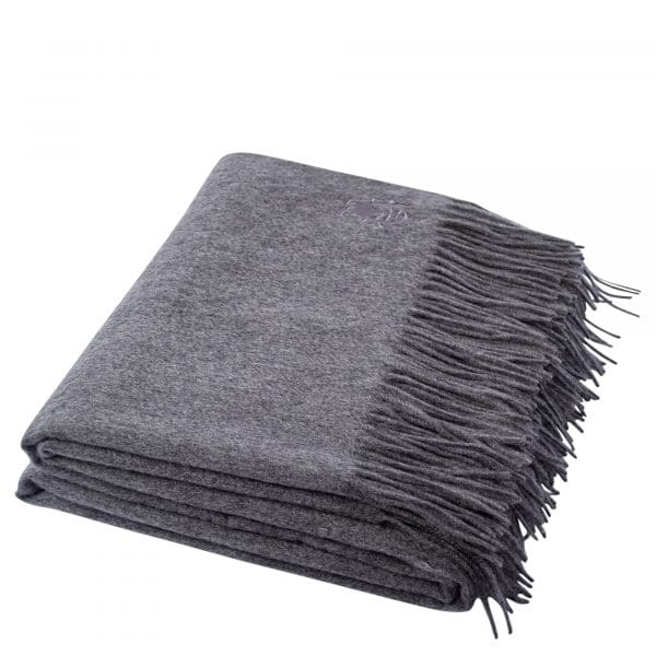 Decke aus kaschmir, grau in 130x180cm, zoeppritz Classic Cashmere