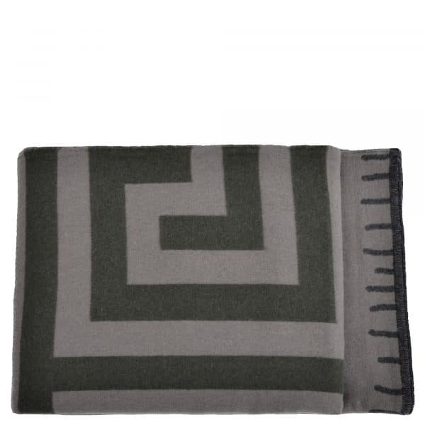 Blanket from merino wool and cashmere, graphite in 150x200cm, zoeppritz Insignia