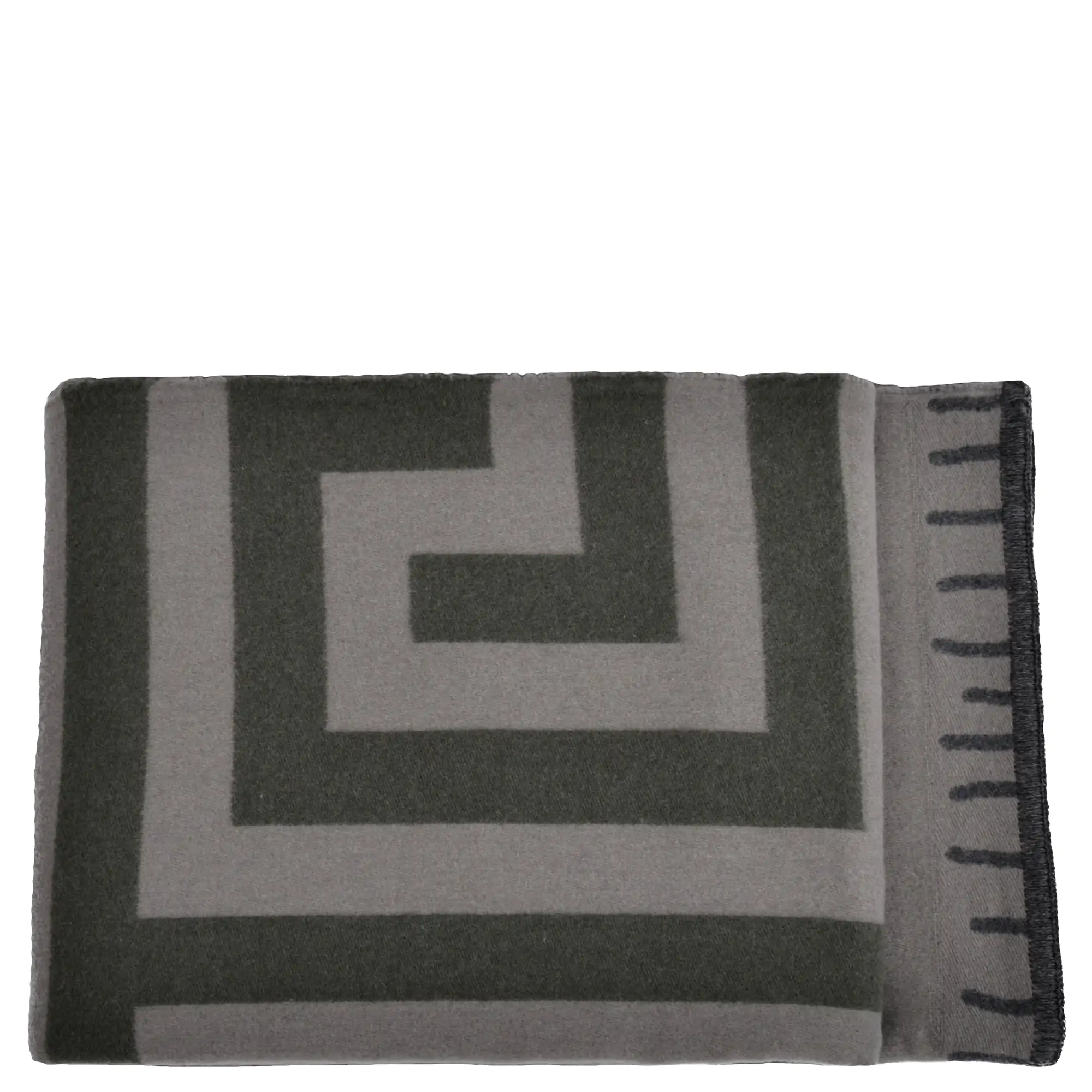 Blanket from merino wool and cashmere, graphite in 150x200cm, zoeppritz Insignia